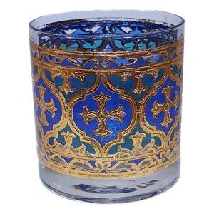 Vintage Georges Briard Firenze Lowball Glass Tumblers 1960s MCM